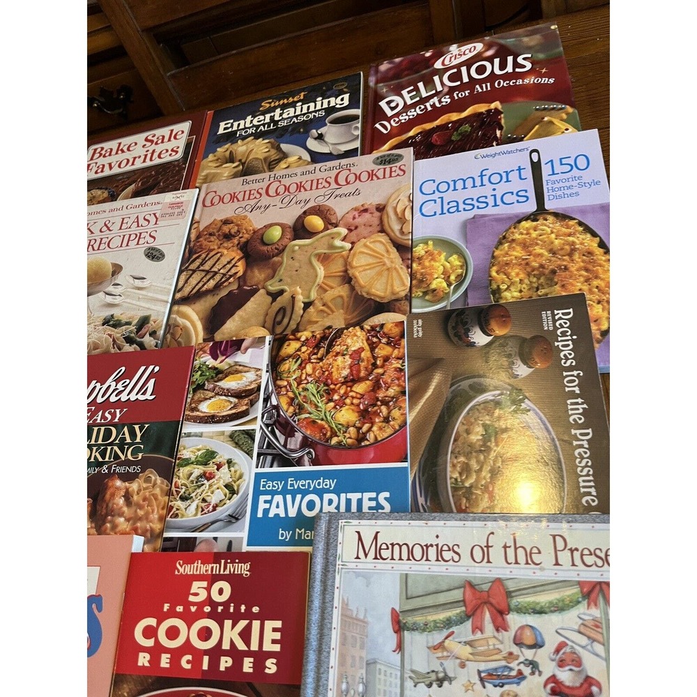 Lot Of 22 Cookbooks Slow Cooker Desserts Meals Recipes Cooking Library Starter! - Picture 5 of 7